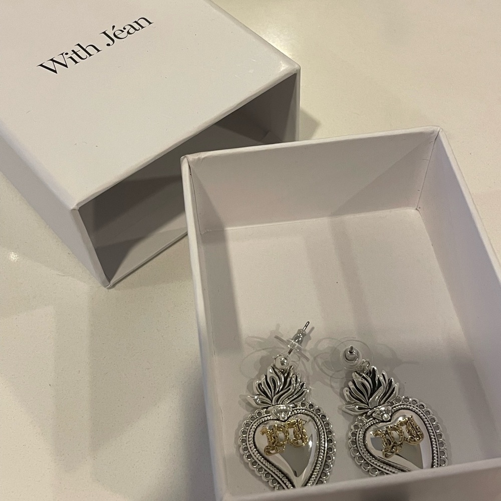 With Jean Earrings